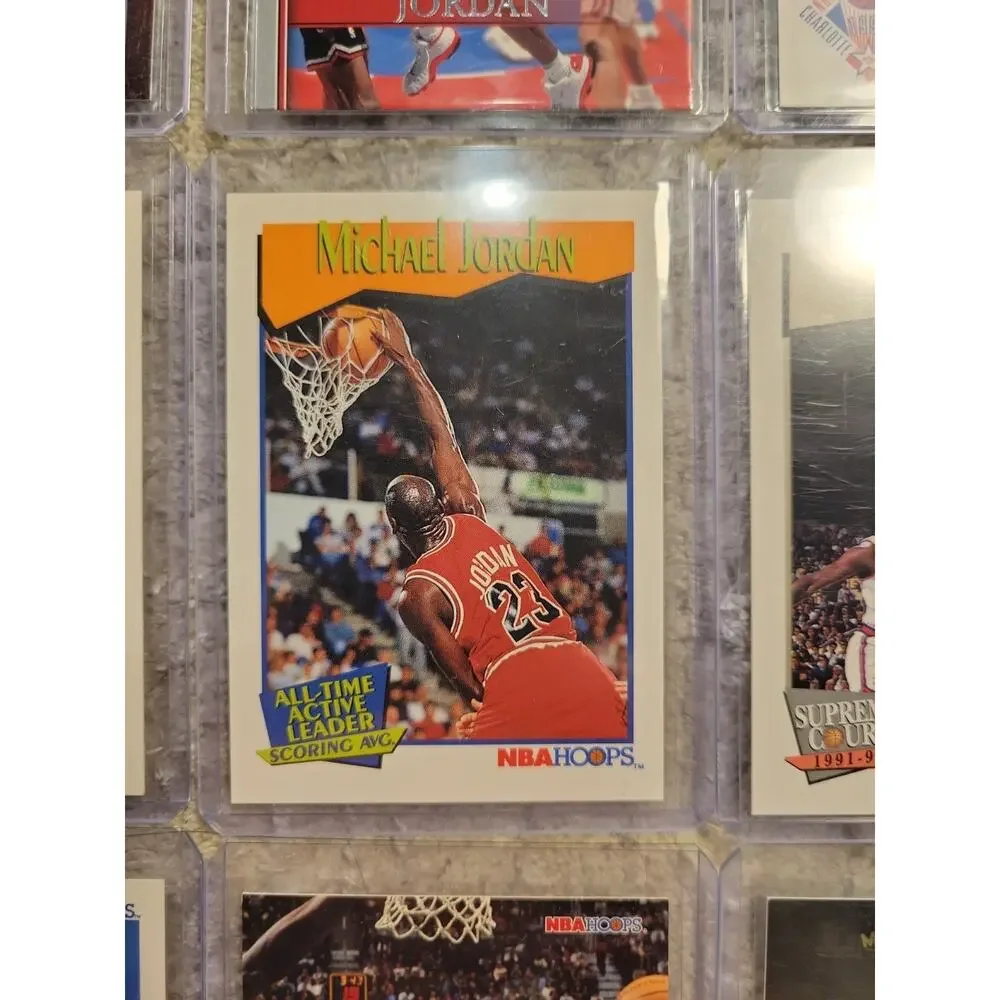 Michael Jordan Lot 9 Cards upper deck Chicago Bulls Basketball Cards